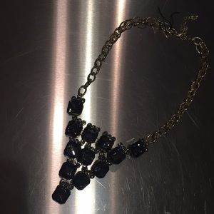 Beautiful SLATE GRAY jeweled 💎 necklace ✨